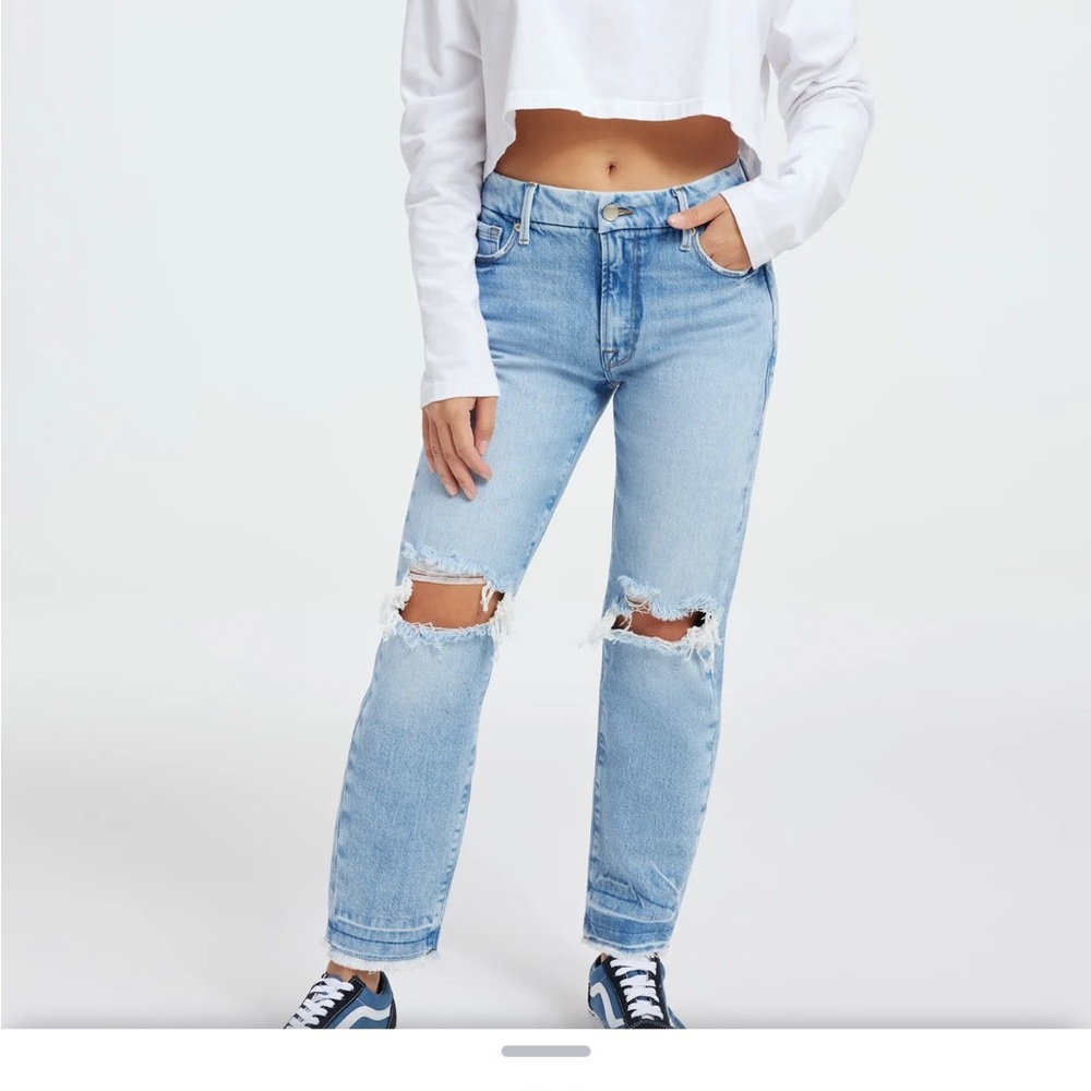 Good American Good Petite Girlfriend Jean